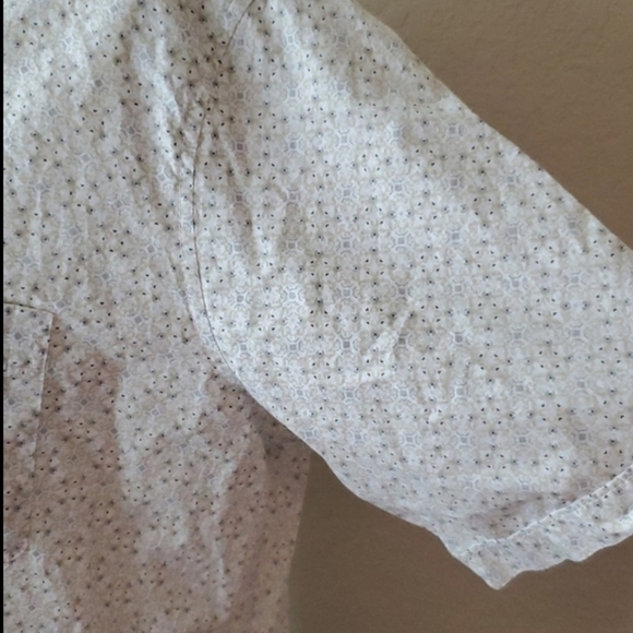 Tasso Elba Men's Short Sleeve Geometric Button Up Shirt, Large - Picture 7 of 12